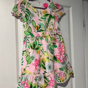 Girls size 7. Lilly pulitzer. Alexandra dress. Via Amore Spritzer